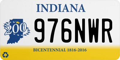 IN license plate 976NWR