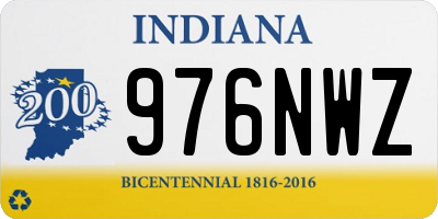 IN license plate 976NWZ