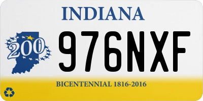 IN license plate 976NXF