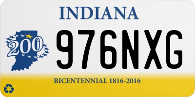 IN license plate 976NXG