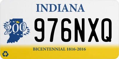 IN license plate 976NXQ