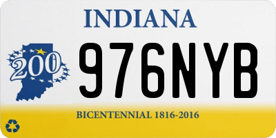 IN license plate 976NYB