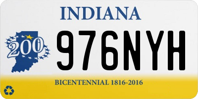 IN license plate 976NYH