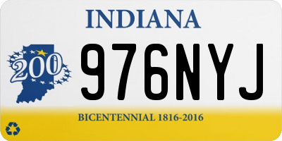 IN license plate 976NYJ