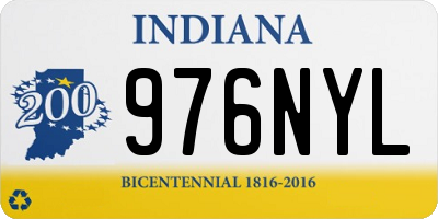 IN license plate 976NYL