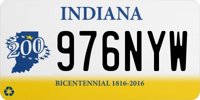 IN license plate 976NYW