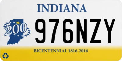 IN license plate 976NZY