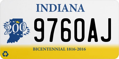 IN license plate 976OAJ