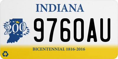 IN license plate 976OAU