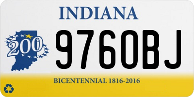 IN license plate 976OBJ