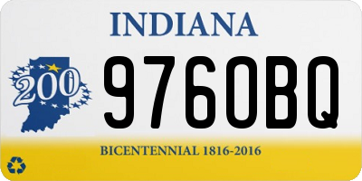 IN license plate 976OBQ
