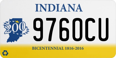IN license plate 976OCU