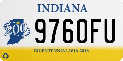 IN license plate 976OFU