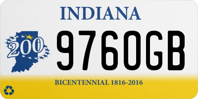 IN license plate 976OGB