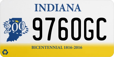 IN license plate 976OGC