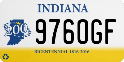 IN license plate 976OGF