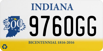 IN license plate 976OGG