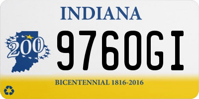 IN license plate 976OGI
