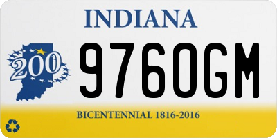 IN license plate 976OGM
