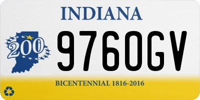 IN license plate 976OGV