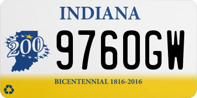 IN license plate 976OGW