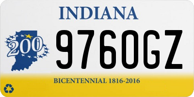 IN license plate 976OGZ