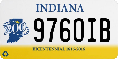 IN license plate 976OIB