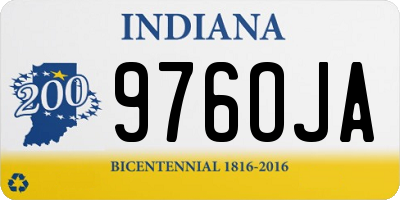 IN license plate 976OJA