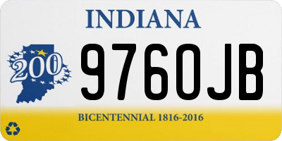 IN license plate 976OJB