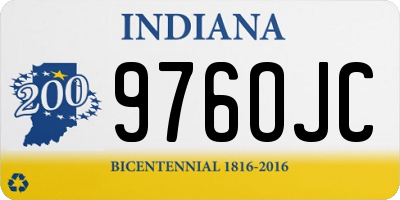 IN license plate 976OJC