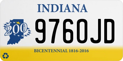 IN license plate 976OJD