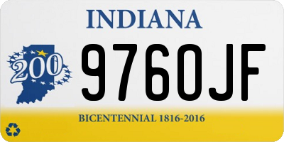 IN license plate 976OJF