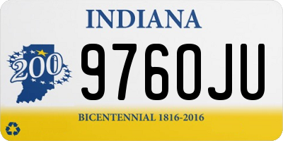 IN license plate 976OJU