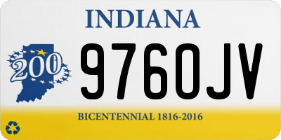 IN license plate 976OJV