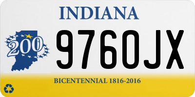 IN license plate 976OJX