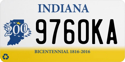 IN license plate 976OKA