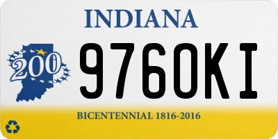 IN license plate 976OKI