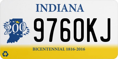 IN license plate 976OKJ