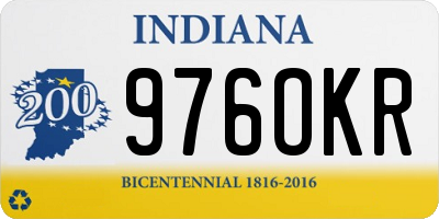 IN license plate 976OKR