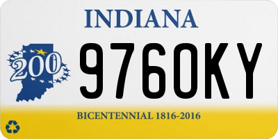 IN license plate 976OKY
