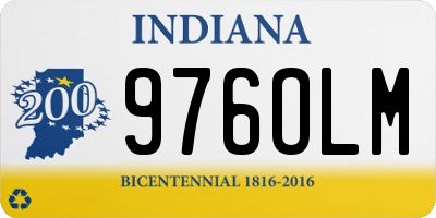 IN license plate 976OLM