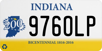 IN license plate 976OLP
