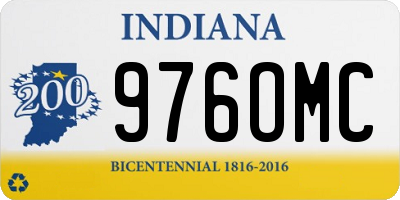IN license plate 976OMC