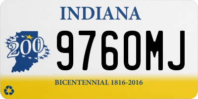 IN license plate 976OMJ