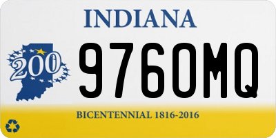 IN license plate 976OMQ
