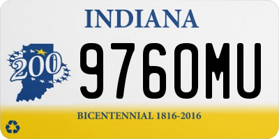 IN license plate 976OMU