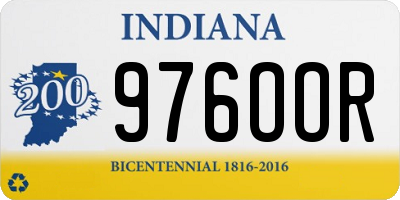 IN license plate 976OOR