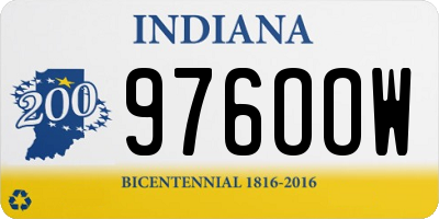 IN license plate 976OOW