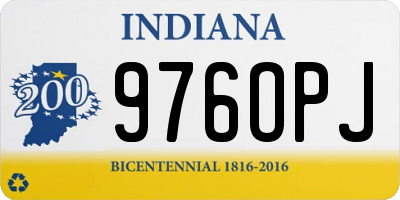 IN license plate 976OPJ