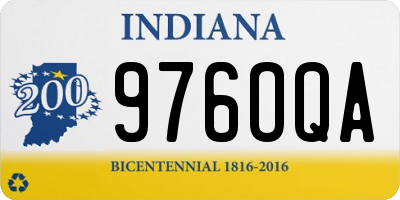 IN license plate 976OQA